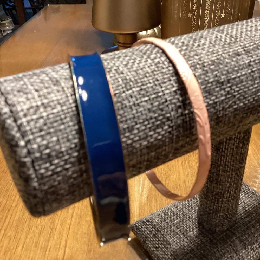 Large Enameled Bangle Bracelets